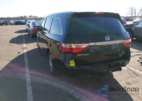 2012 Honda Odyssey Ex from USA, damaged, VIN 5FNRL5H43CB043191